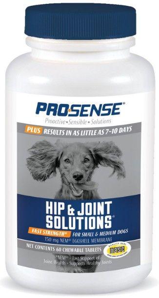 Pro-Sense Plus Fast Strength Hip & Joint Solutions Eggshell Membrane Chews for Small & Medium Dogs - shopanimalwiz.com