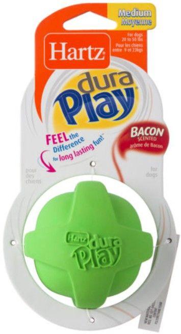 Hartz Dura Play Bacon Scented Play Ball - shopanimalwiz.com