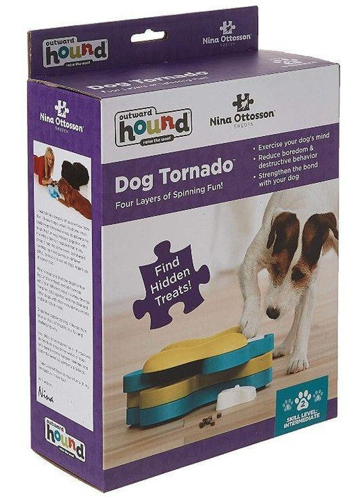 Outward Hound Nina Ottoson Dog Tornado Puzzle Toy Dog Game - shopanimalwiz.com