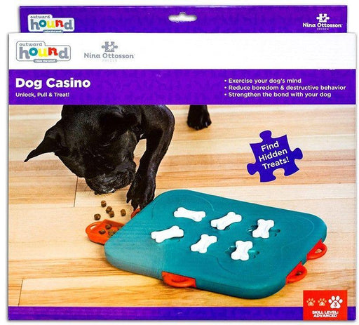 Outward Hound Nina Ottoson Puzzle Dog Casino Dog Game - shopanimalwiz.com