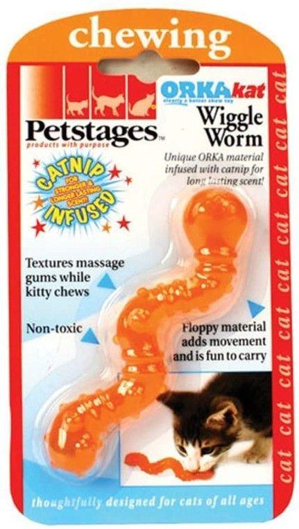 Petstages ORKAkat Wiggle Worm Cat Toy - shopanimalwiz.com