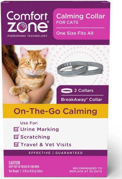 Farnam Comfort Zone On the Go Calming Cat Collar - shopanimalwiz.com