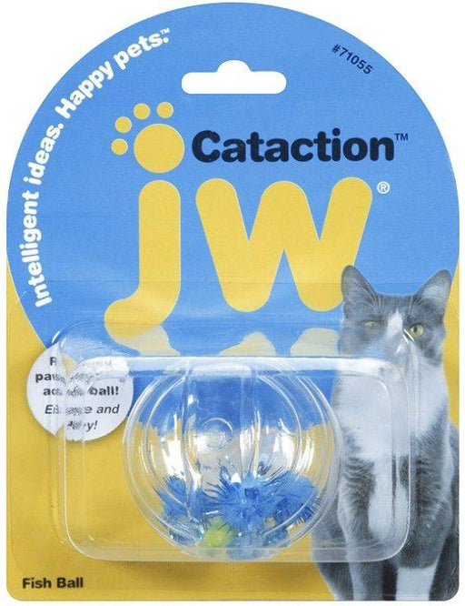 JW Pet Cataction Fish Ball Interactive Cat Toy - shopanimalwiz.com