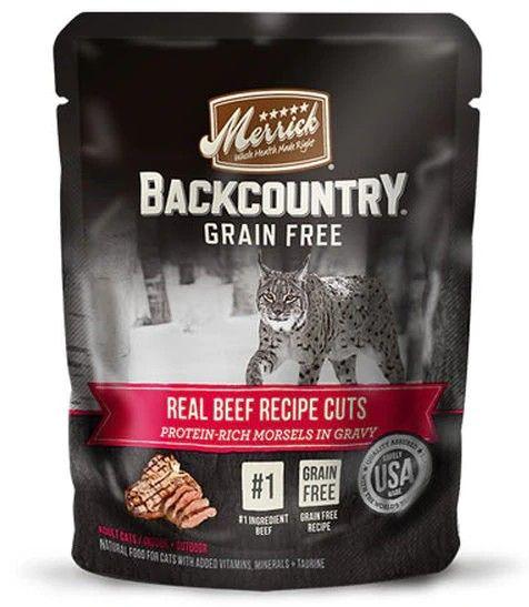 Merrick Grain Free Cat Food with Real Beef - shopanimalwiz.com