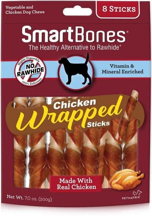 SmartBones Chicken Wrapped Sticks Rawhide Free Dog Chew - shopanimalwiz.com