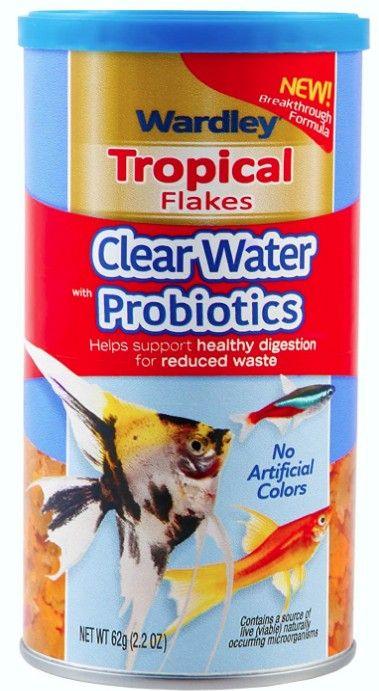 Wardley Clearwater Tropical Fish Flake with Probiotics - shopanimalwiz.com