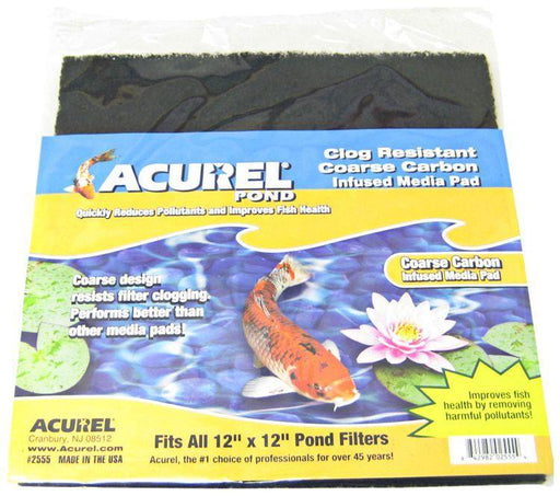 Acurel Coarse Carbon Infused Media Pad - Pond - 842982025554