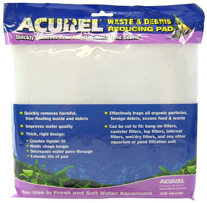 Acurel Waste & Debris Reducing Pad - Polyfiber Media Pad - 842982025004