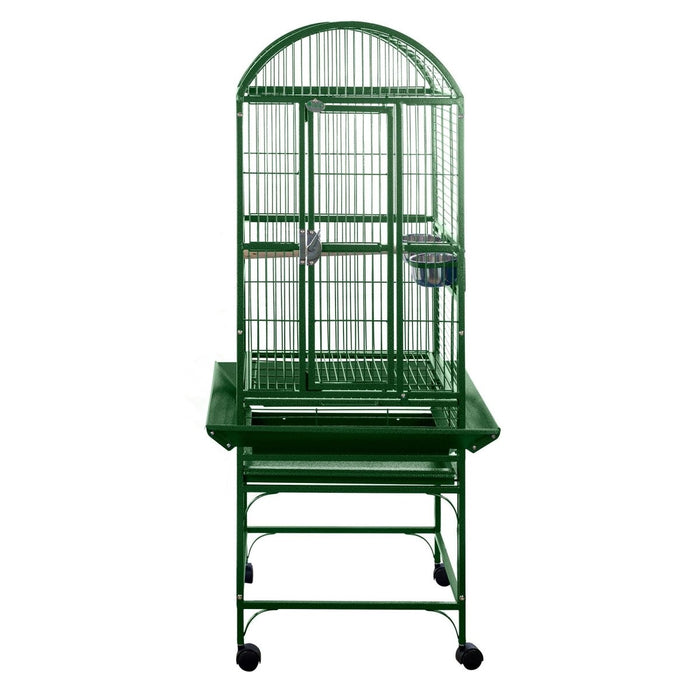 A&E Cage Company 18X18 DOMETOP 2/3" BAR SPACING 43 LB Bird Cage- 51x20x6 - 644472017427