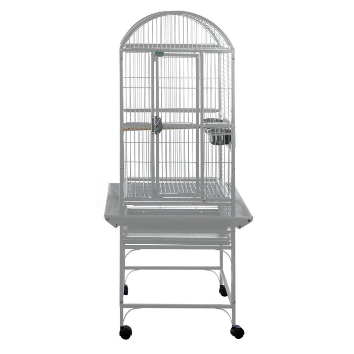 A&E Cage Company 18X18 DOMETOP 2/3" BAR SPACING 43 LB Bird Cage- 51x20x6 - 644472225051