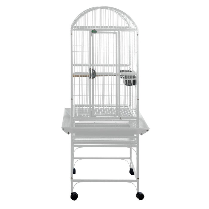 A&E Cage Company 18X18 DOMETOP 2/3" BAR SPACING 43 LB Bird Cage- 51x20x6 - 644472225068