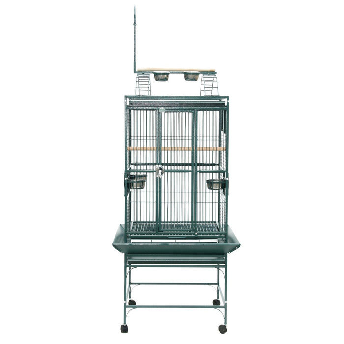 A&E Cage Company 24"x22" Playtop Cage with 3/4" Bar Spacing Bird Cage - 644472400014