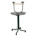 A&E Cage Company 28" T-Stand with Casters and Stainless Steel Dishes - 644472100938