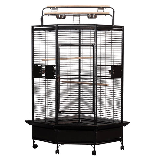 A&E Cage Company 32" Large Corner Cage - 644472017045