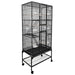 A&E Cage Company 32"x18" Multi-Level Flight Cage with Ladders - Black - 644472105278B2