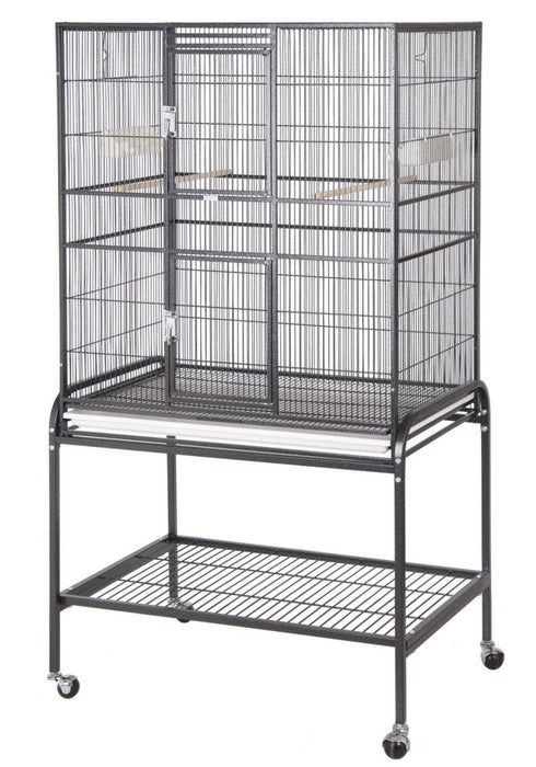 A&E Cage Company 32"x21"x63" Flight Cage & Stand - 644472002669