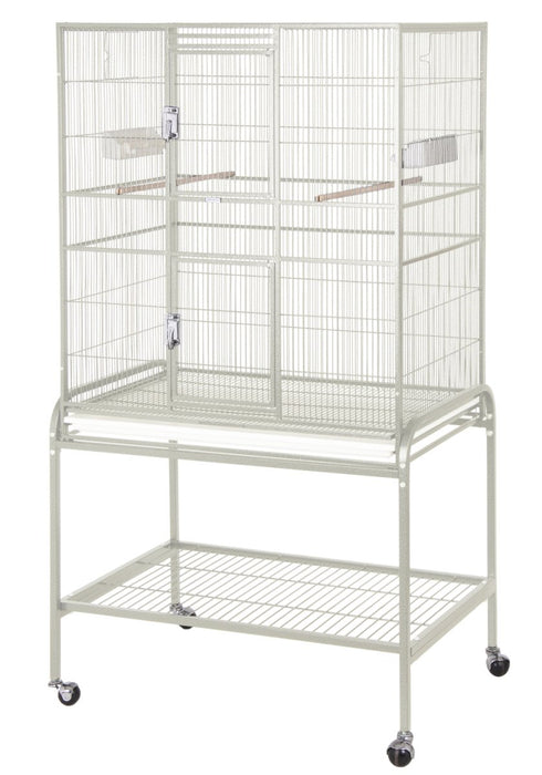 A&E Cage Company 32"x21"x63" Flight Cage & Stand - 644472002676