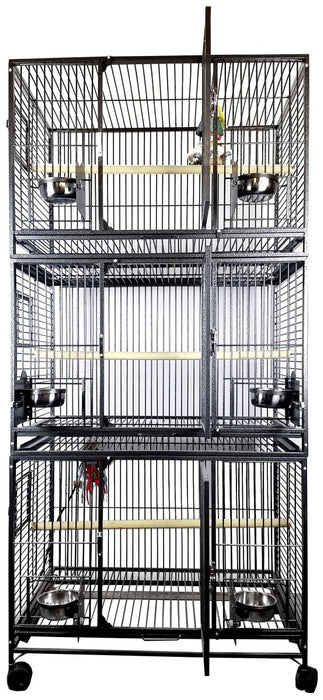 A&E Cage Company 36"x24" Triple Stack Cage - 644472725032