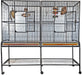 A&E Cage Company 64"x21" Double Flight Cage with Divider - 644472950038