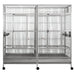 A&E Cage Company 80"x40" Double Macaw Cage with Divider - 644472018035