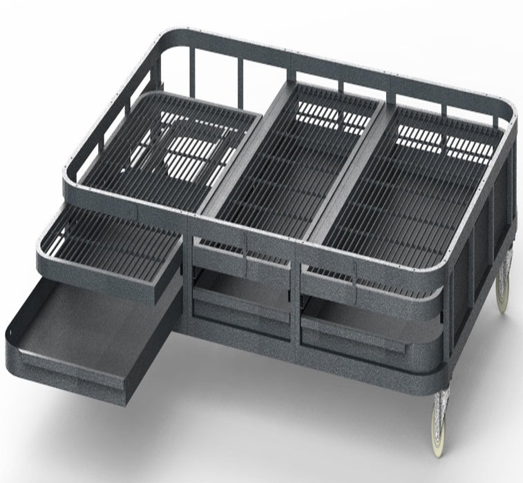 A&E Cage Company Aviary Walk-In Base - 4 Wheels - 644472013610