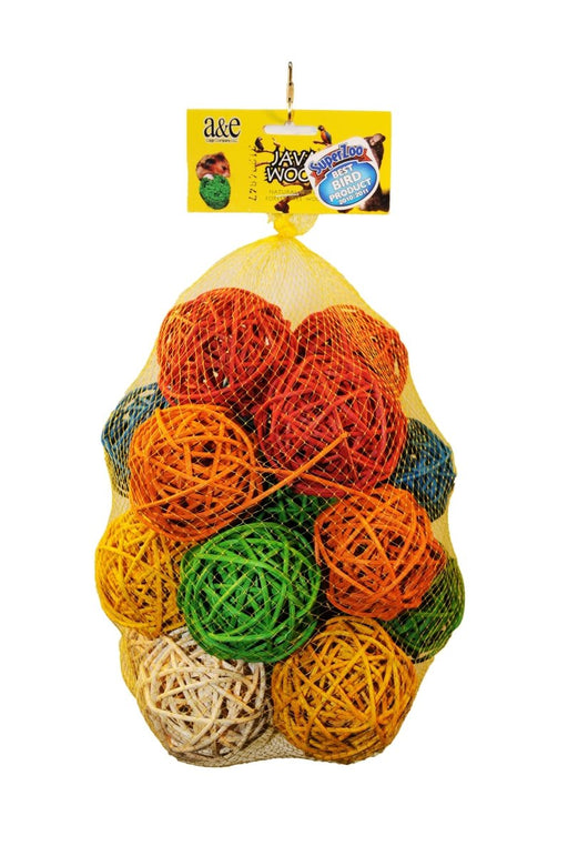 A&E Cage Company Medium Ball Hive Bird Toy- 25 count / 2.5" Balls - 644472011036