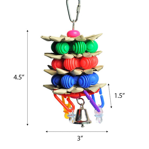 A&E Cage Company Palm Star Stacker Bird Toy - 644472012668