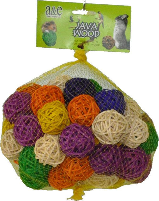 A&E Cage Company Small Ball Hive Bird Toy- 50 count / 2" Balls - 644472011012