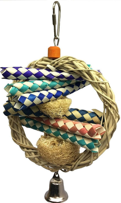 A&E Cage Company Wicker Dream Bird Toy - 644472013153