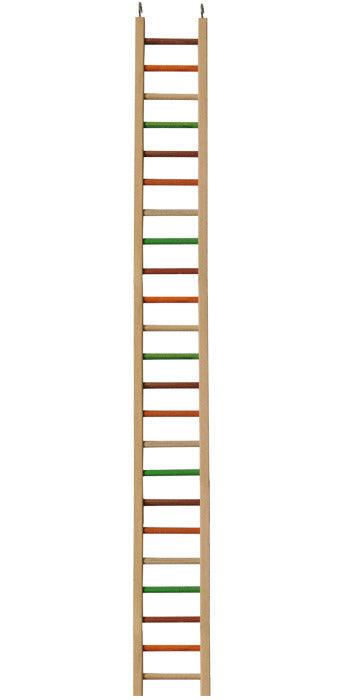 A&E Cage Company Wooden Hanging Ladder 49.25" x 5.25" x 0.75" (0.5" Diameter Ladder Rungs) - 644472011715