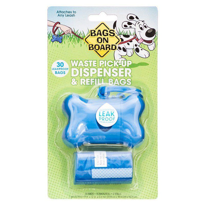 Bags on Board Bone Shaped Pick up Bag Dispenser - Blue - 632039104017