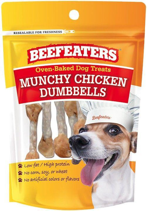 Beafeaters Oven Baked Munchy Chicken Dumbells Dog Treat - 812639021475