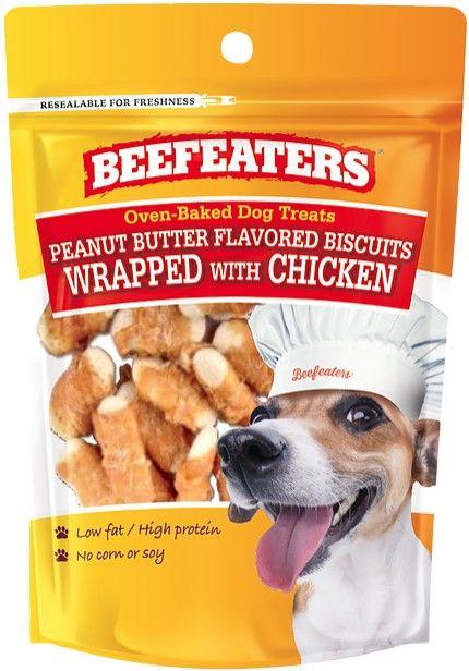 Beafeaters Oven Baked Peanut Butter with Chicken Biscuit for Dogs - 812639021505