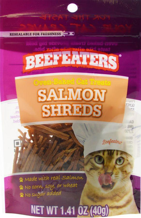 Beefeaters Oven Baked Salmon Shreds Cat Treats - 812639024094