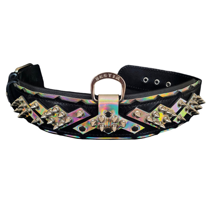 Bestia The Midas Collar Silver for Dogs - 5060978812109