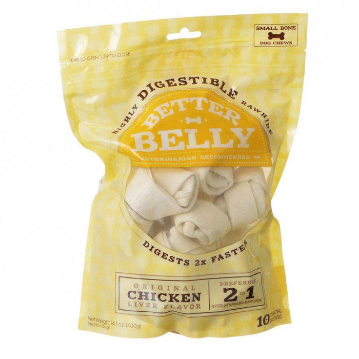 Better Belly Rawhide Chicken Liver Bones - Small - 615650200290