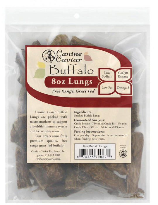 Canine Caviar Buffalo Lung Dog Treats - 674555700922