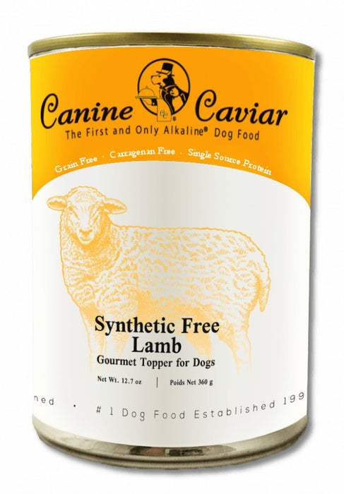 Canine Caviar Grain Free Synthetic Free Lamb Recipe Canned Dog Food - 674555226156