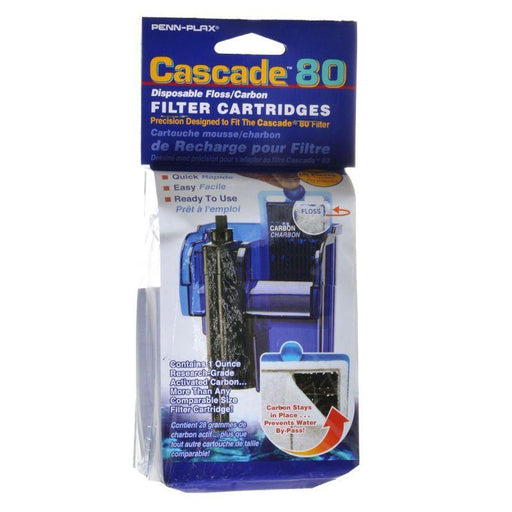 Cascade 80 Disposable Floss & Carbon Power Filter Cartridges - 030172016684