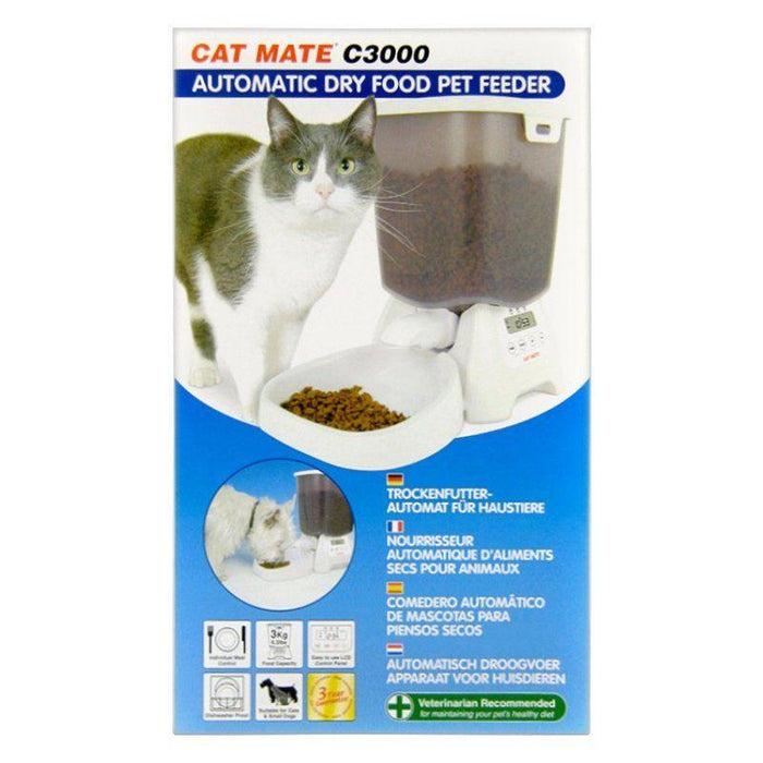 Cat Mate Automatic Dry Pet Food Feeder C3000 - 035368003479