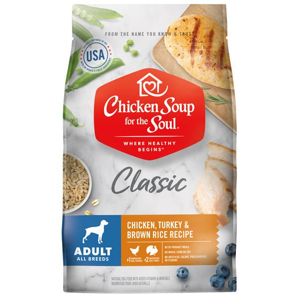 Chicken Soup For The Soul Chicken, Turkey & Brown Rice Adult Recipe Dry Dog Food - 819239012384