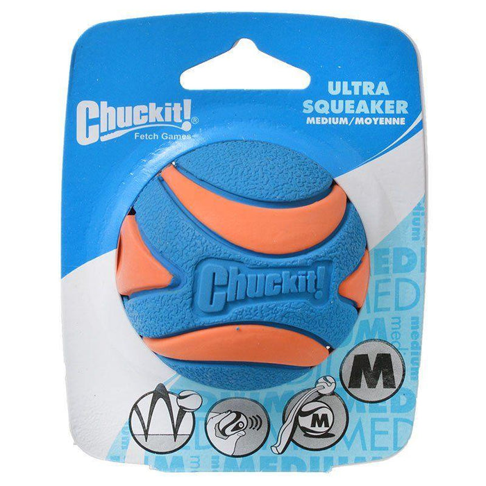 Chuckit Ultra Squeaker Ball Dog Toy - 029695520686