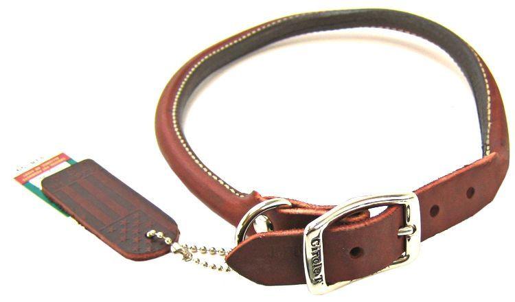 Circle T Latigo Leather Round Collar - 076484121227