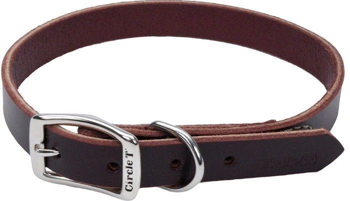 Circle T Latigo Leather Town Collar - 076484118425