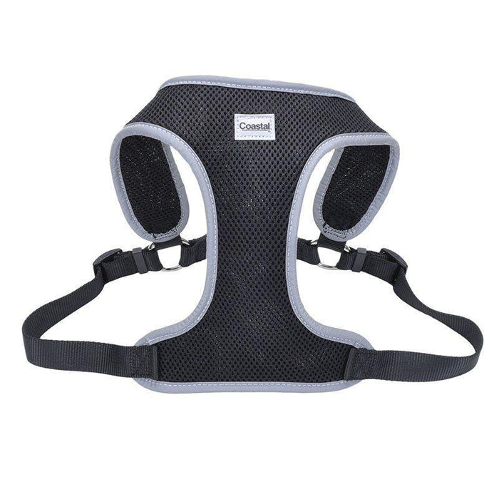 Coastal Pet Comfort Soft Reflective Wrap Adjustable Dog Harness - Black - 076484698606