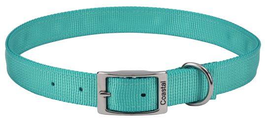 Coastal Pet Double-ply Nylon Dog Collar Teal - 076484901850