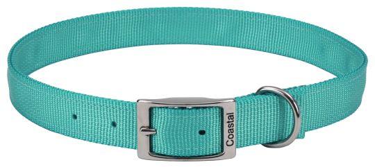 Coastal Pet Double-ply Nylon Dog Collar Teal - 076484901836