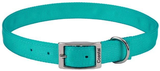 Coastal Pet Double-ply Nylon Dog Collar Teal - 076484901843