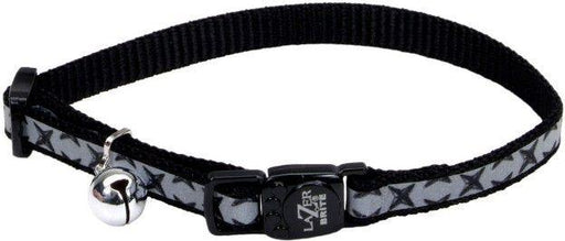 Coastal Pet Lazerbrite Reflective Breakaway Cat Collar Black Diamond - 076484467400