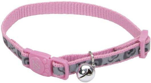 Coastal Pet Lazerbrite Reflective Breakaway Cat Collar Pink Heart - 076484467547